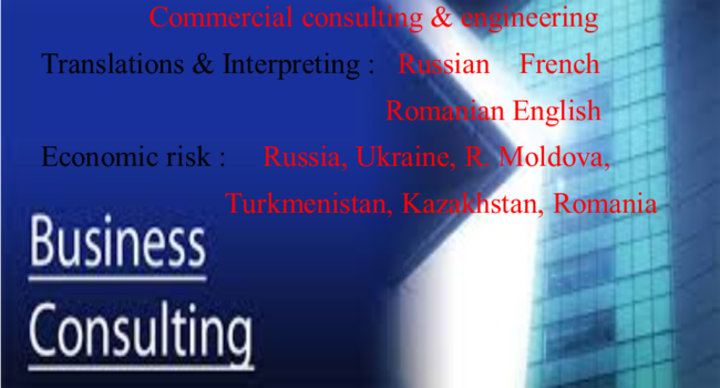 Румыния - Commercial consulting and engineering